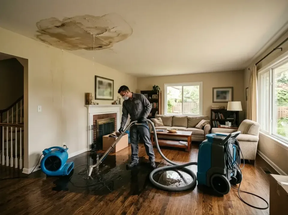 attic-pipe-burst-ceiling-drip-008 — frequently asked questions, Water Damage Restoration & Carpet Care in Baraga, MI